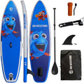 Sun Reflections Kids Planche de SUP gonflable pour enfants de 250 cm, kit complet avec pagaie réglable, laisse de sécurité, sac de transport et aileron | antidérapant