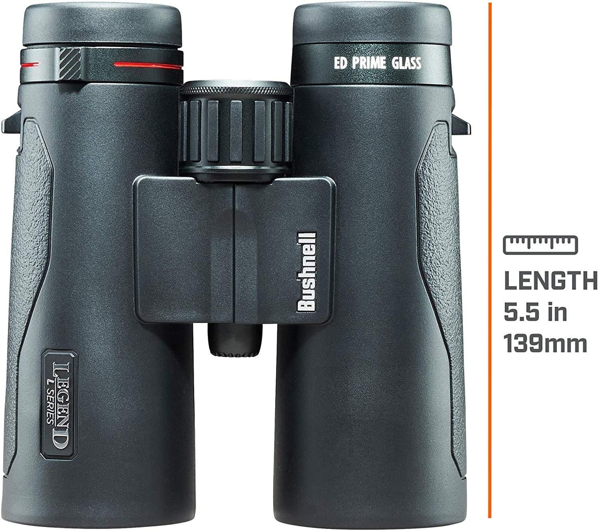 BUSHNELL - Jumelle pour Adultes - Legend L - Series 10x42 - Noir - Vision Nette et Lumineuse - Étanches - Robuste - Prisme en Toit - 197104