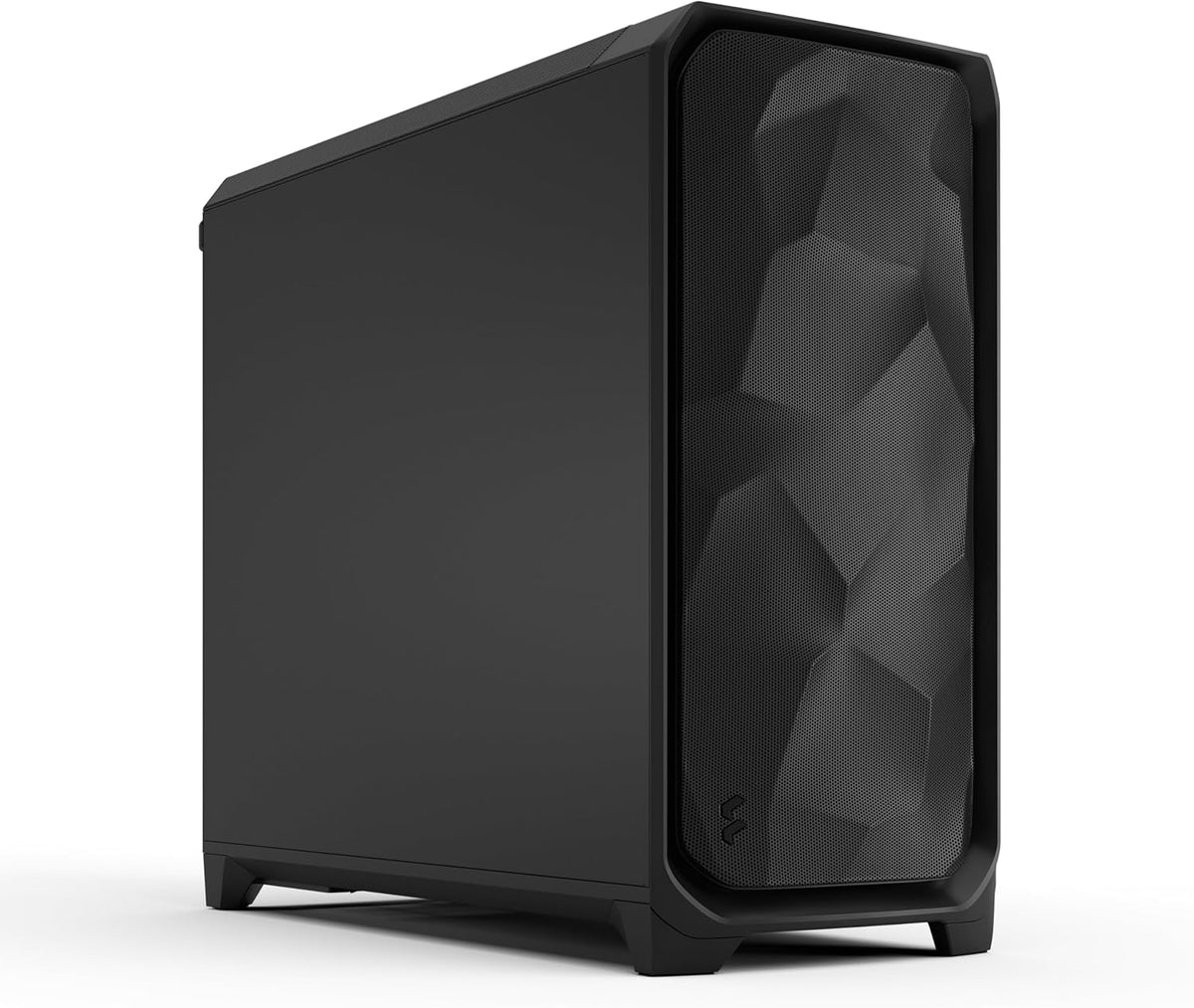 Fractal Design Meshify 3 XL Black - Boîtier PC Gaming, Flux d'air Élevé, Ventilateurs Momentum, E-ATX, GPU 512mm, Frontale en Maille
