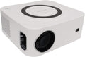 Accueil Projecteur WiFi 2.4G 5G, Projecteur Correction de la Distorsion Trapézoïdale à Télécommande pour Les Jeux (Prise UE)