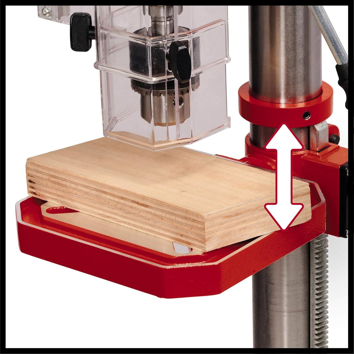 Einhell perceuse à colonne TC-BD 630/1 (630 W, profondeur de perçage max. 60 mm, butée de profondeur réglable, diamètre de foret max. 16 mm)