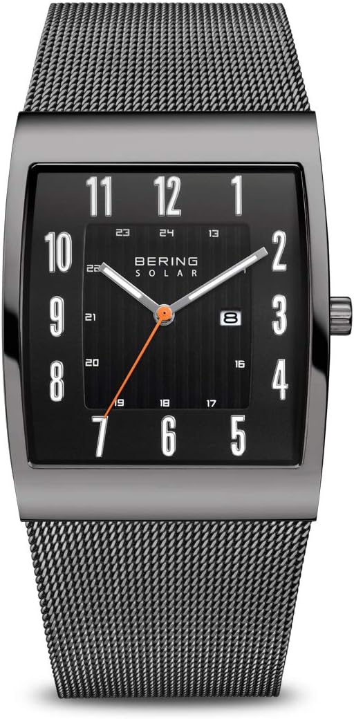 Bering Hommes Analogique Quartz Montre avec Bracelet en Acier Inoxydable