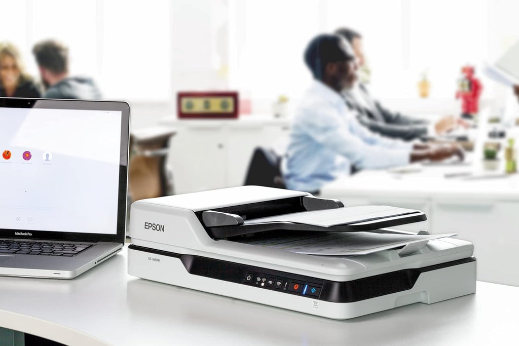 WorkForce DS-1630 | Scanner de documents A4 - 1200x1200 DPI, ADF, USB 3.0, recto-verso, 25ppm, traitement intelligent de l'image, design compact