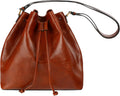 Time Resistance Sac Seau en Cuir - Sac à Main en Cuir Pleine Fleur pour Femme - Sac à Épaule Fait Main en Italie