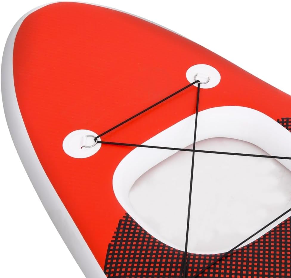Home Outdoor AutresInflatable Stand Up Paddle Board Set Rouge 330x76x10 cm
