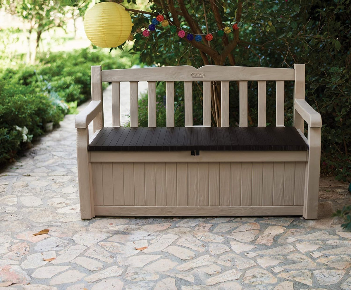 KETER Banc coffre extérieur EDEN BENCH - 265 litres