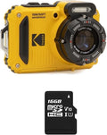 KODAK Pixpro Pack WPZ2 + 1 Carte SD Compact 16M Pixels, étanche à 15m, Anti-Choc, Video 720p, Ecran LCD 2,7 - Batterie Li-ION - Jaune