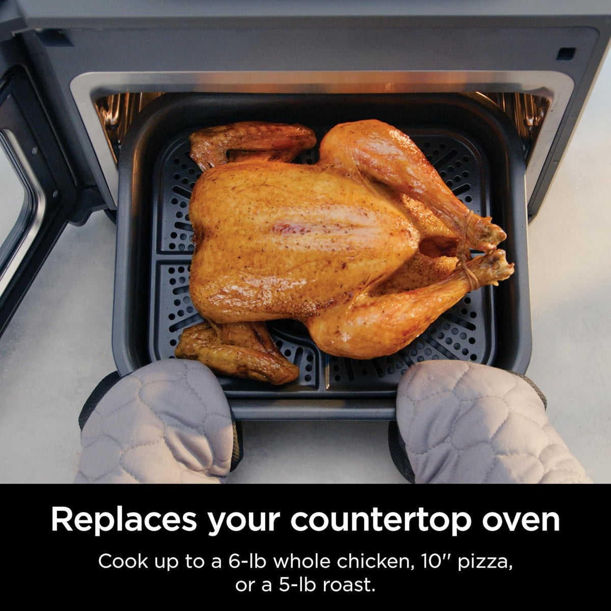 Ninja Multicuiseur tout-en-un combiné, four et friteuse à air, repas complets en 15 minutes, fonctions 14 en 1, cuisinière combinée + friture à air, cuire, rôti, cuisson lente et plus encore, 3