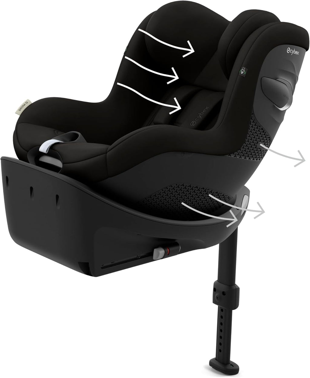 CYBEX Sirona Gi i-Size/Magic Black-black PU1