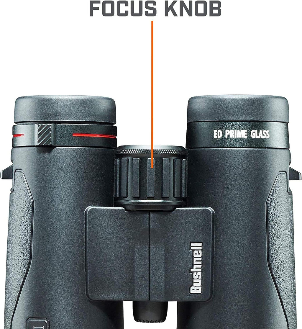 BUSHNELL - Jumelle pour Adultes - Legend L - Series 10x42 - Noir - Vision Nette et Lumineuse - Étanches - Robuste - Prisme en Toit - 197104