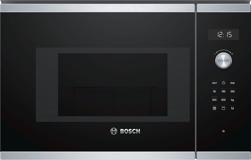 Bosch BEL524MS0 Série 6 - Micro-ondes intégrable, 60 x 38 cm, 20 litres, Blanc