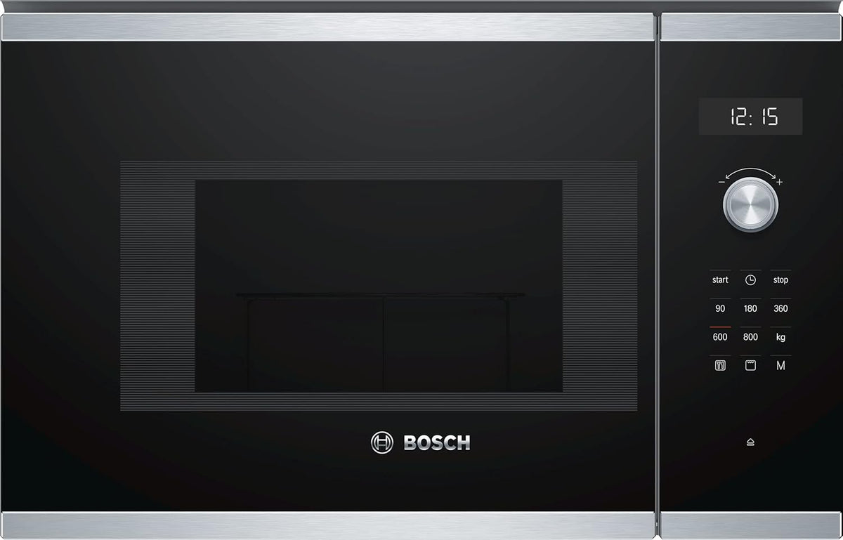 Bosch BEL524MS0 Série 6 - Micro-ondes intégrable, 60 x 38 cm, 20 litres, Blanc