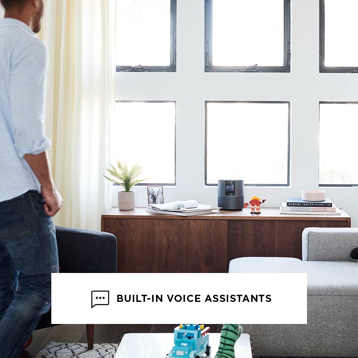 Home Speaker 500 Haut-Parleur intégré avec Amazon Alexa et Google Assistant Noir
