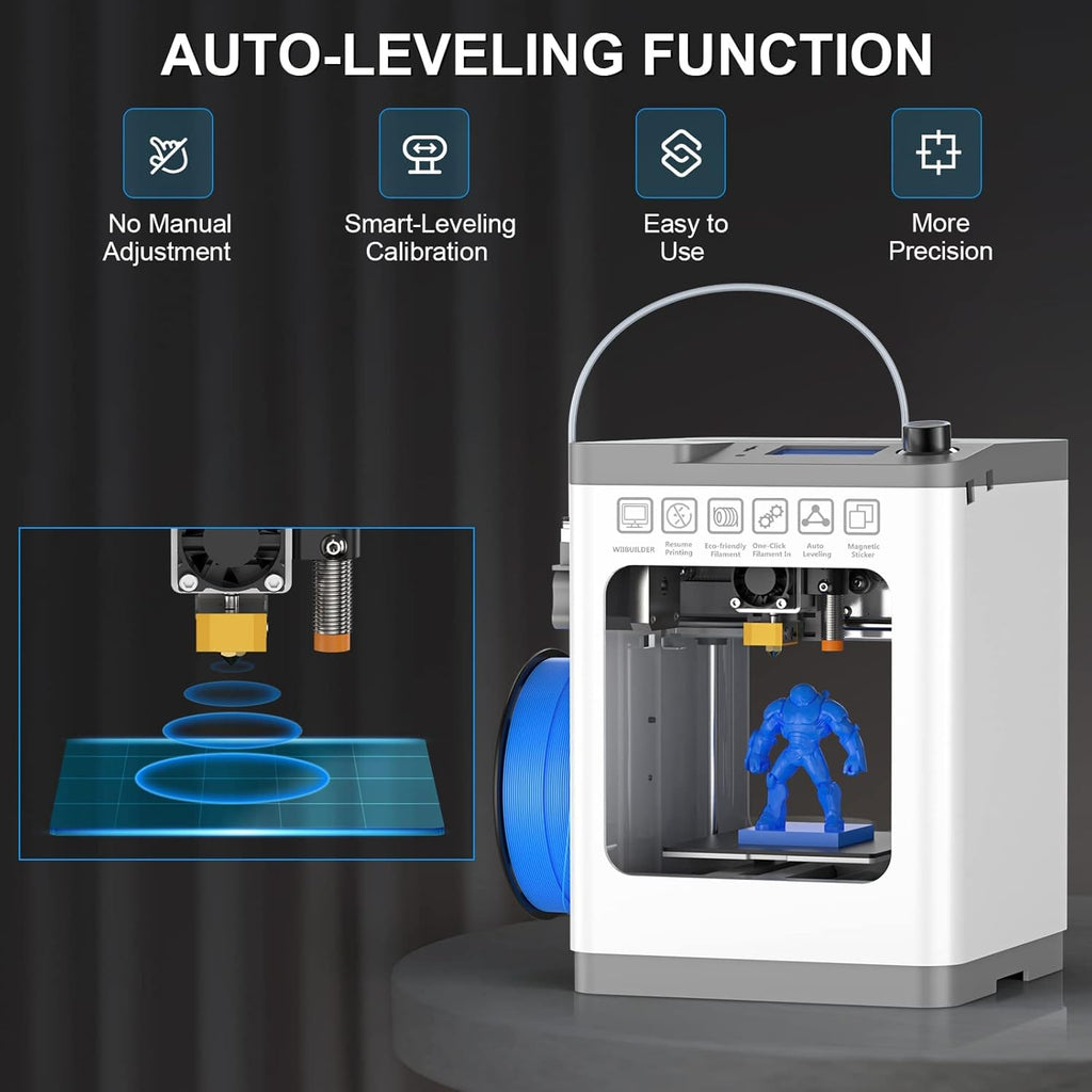 Imprimante 3D Tina2 mise à niveau, imprimantes 3D DIY à nivellement automatique pour débutants, source entièrement ouverte avec impression de CV, plaque de construction magnétique amovible à écran LCD