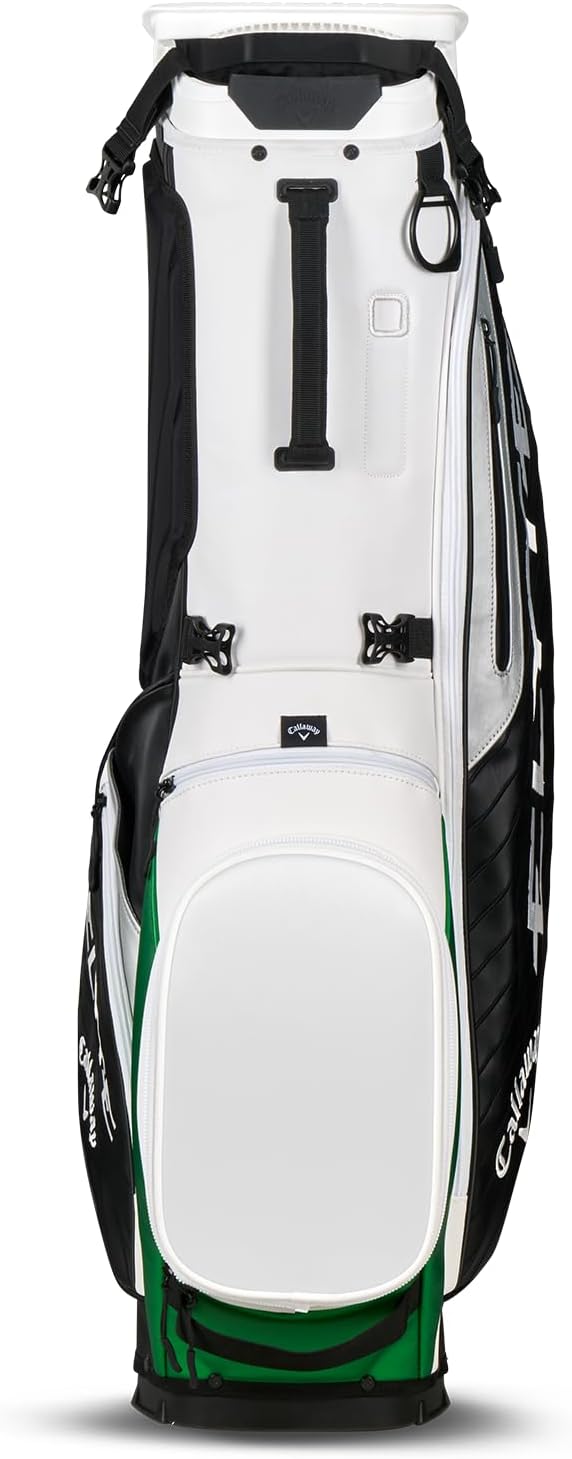 CallawayElyte Sac avec Support Blanc/Noir/Vert