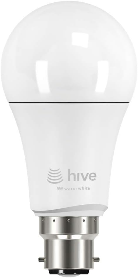 Hive Kit d'éclairage intelligent - Hive Hub + Hive Smart Plug + Ampoule Connectée à baïonnette B22