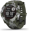 Instinct Solar Camo Edition - Montre GPS de plein air robuste avec chargement à l'énergie solaire - Lichen (Reconditionné)