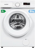 CFE12EW80-W-FR Lave-linge frontal 8KG, Classe énergétique A, Moteur BLDC 1400 tr-min, 15 Programmes, Prélavage, Blanc [Classe énergétique A]