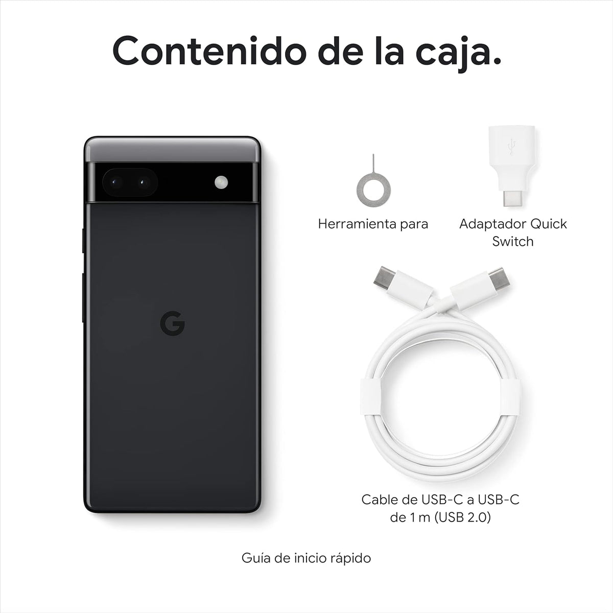 Google Pixel 6a – Smartphone Android 5G débloqué avec appareil photo de 12 Mpx et 24 heures d'autonomie – Charbon – Version FR (Reconditionné)