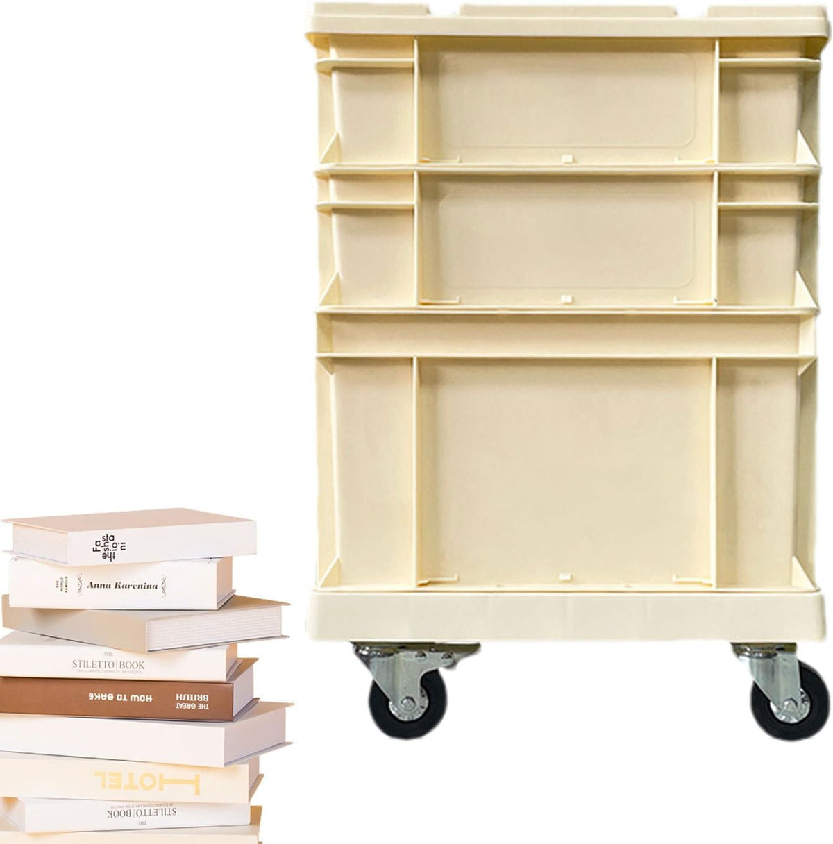 Panier avec roulettes pour rangement | Conteneurs résistants à grande capacité - Paniers organisateurs avec couvercles et roues, pour maison, bureau, extérieur, camping, garage, grenier, emballage