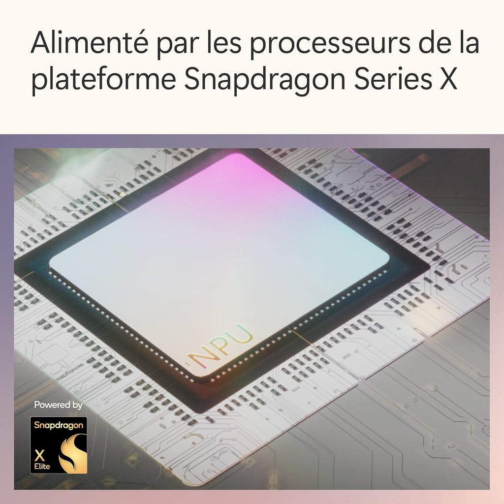 Microsoft Surface Pro (Chargeur Non Inclus) | Copilot+ PC | Ecran Tactile OLED 13 | Snapdragon® X Elite | 16Go RAM | SSD 512To | Dernier Modèle, 11ème Edition | Platine