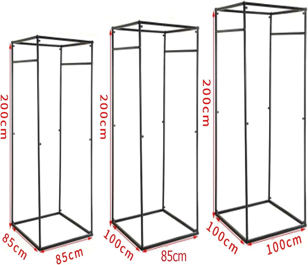 Cloison de séparation de protection de l'intimité pour chambre, camping, toilettes, vestiaire portable avec design de suspension, capacité de charge 100 kg, tissu d'ombrage épaissi, 3 tailles et 9