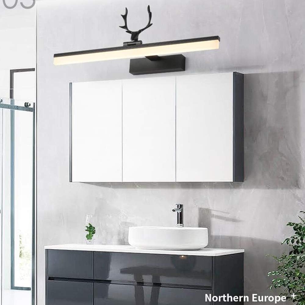 CAILIN Lampes pour Miroir Style Nordique 180 ° Rotation Aluminium Appliques Lampe LED Miroir LivingRoom Cabinet Lumières Salle de Bains éclairage Maquillage d'éclairage en 5 Tailles Moderne Luminair