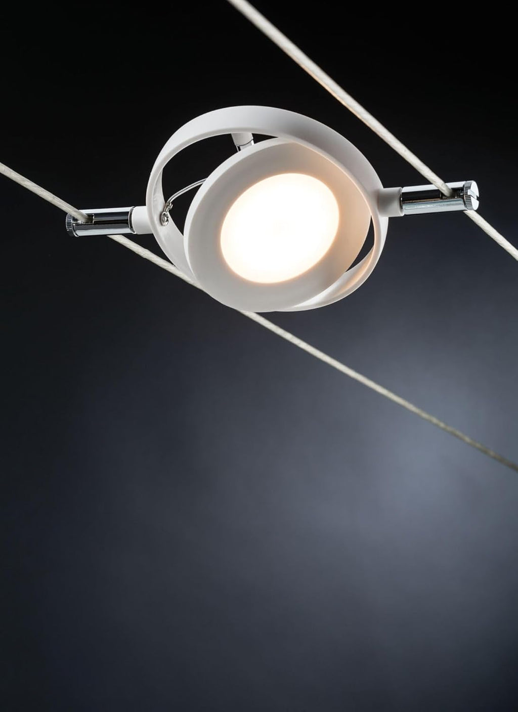 Paulmann 94106 SystÃsme de câbles CC RoundMac LED 6x4W, Blanc mat, 230/12V CC, 36VA, Métal