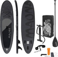 ECD Germany Stand Up Surf Paddle Board Gonflable 305/308/320/380 cm | PVC | jusqu'à 120/150 kg | Épaisseur 10/15 cm | Planche de Surf Pagaie Sac de Transport Pompe à Air | Diverses Couleurs Modèles