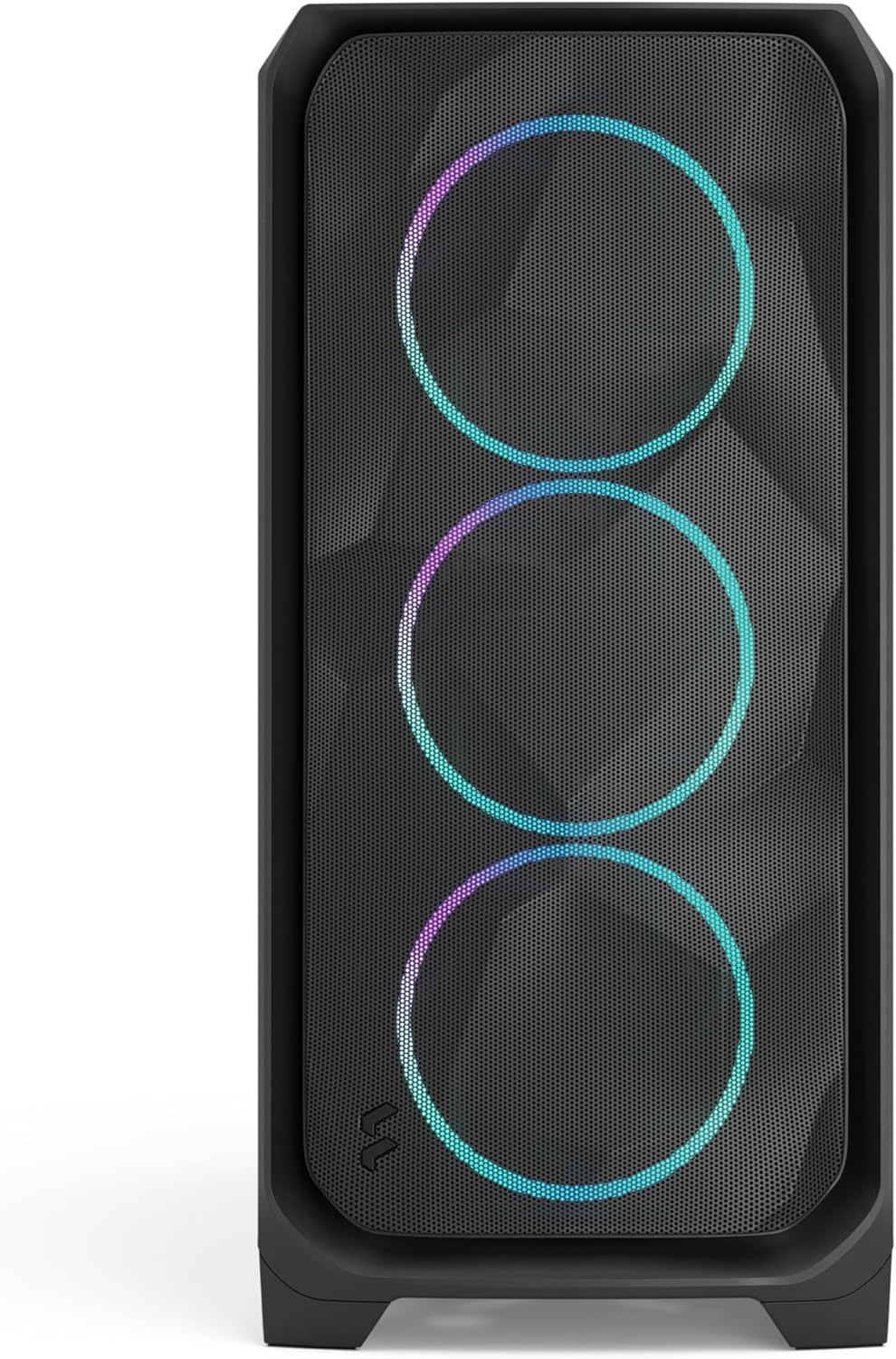Fractal Design Meshify 3 XL Black RGB - Grand boîtier PC Gaming avec Verre trempé et Ventilation élevée, intérieur spacieux, 3 Ventilateurs ARGB, Support E-ATX, GPU 512mm