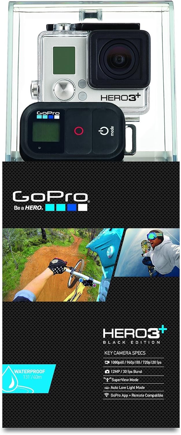 GoPro Hero 3+ Black Edition Caméra d’Action Argent