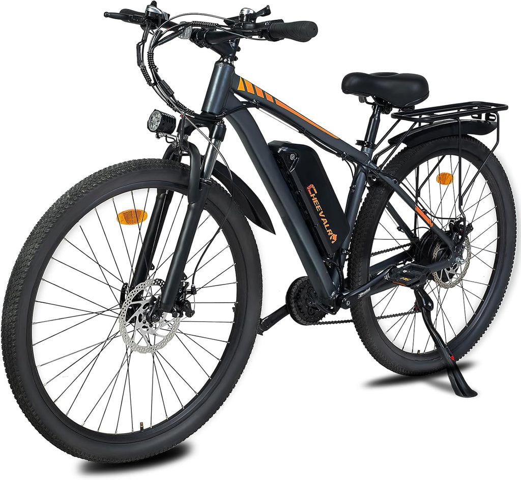 TIGUOWISH C29 Vélo Électrique Adulte,Batterie Amovible 48V 18.6Ah,Moteur Tout-Terrain,VTT 21 Vitesses,Freins à Disques Sécurisés,Écran LCD Intelligent,Éclairage LED Haute Luminosité.