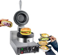 Machine à hamburgers électrique antiadhésive, 1 200 W, pour sandwichs et paninis, pour usage domestique et commercial, 220 V