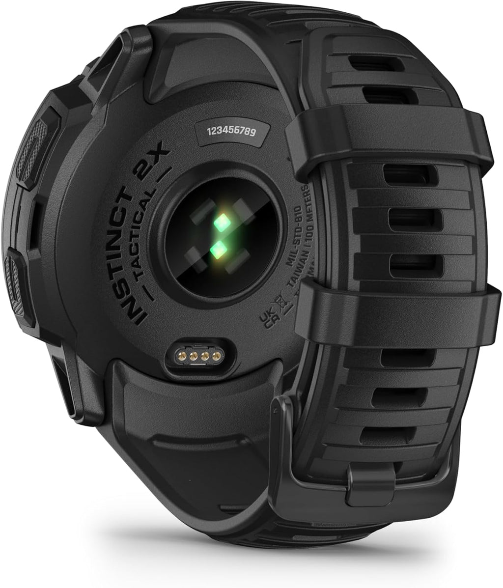 Instinct 2X, Solar – Tactical Edition - Montre GPS Robuste et connectée – Black - Boîtier 50 mm (Reconditionné)