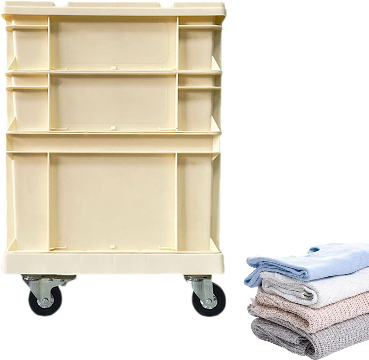 Panier avec roulettes pour rangement | Conteneurs résistants à grande capacité - Paniers organisateurs avec couvercles et roues, pour maison, bureau, extérieur, camping, garage, grenier, emballage