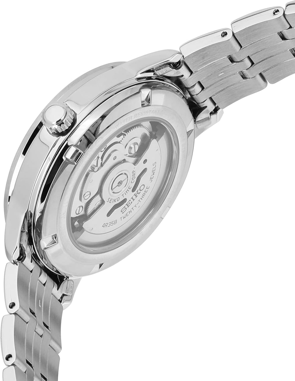 Seiko Hommes Analogique Automatique Montre avec Bracelet en Acier Inoxydable SRPH92K1