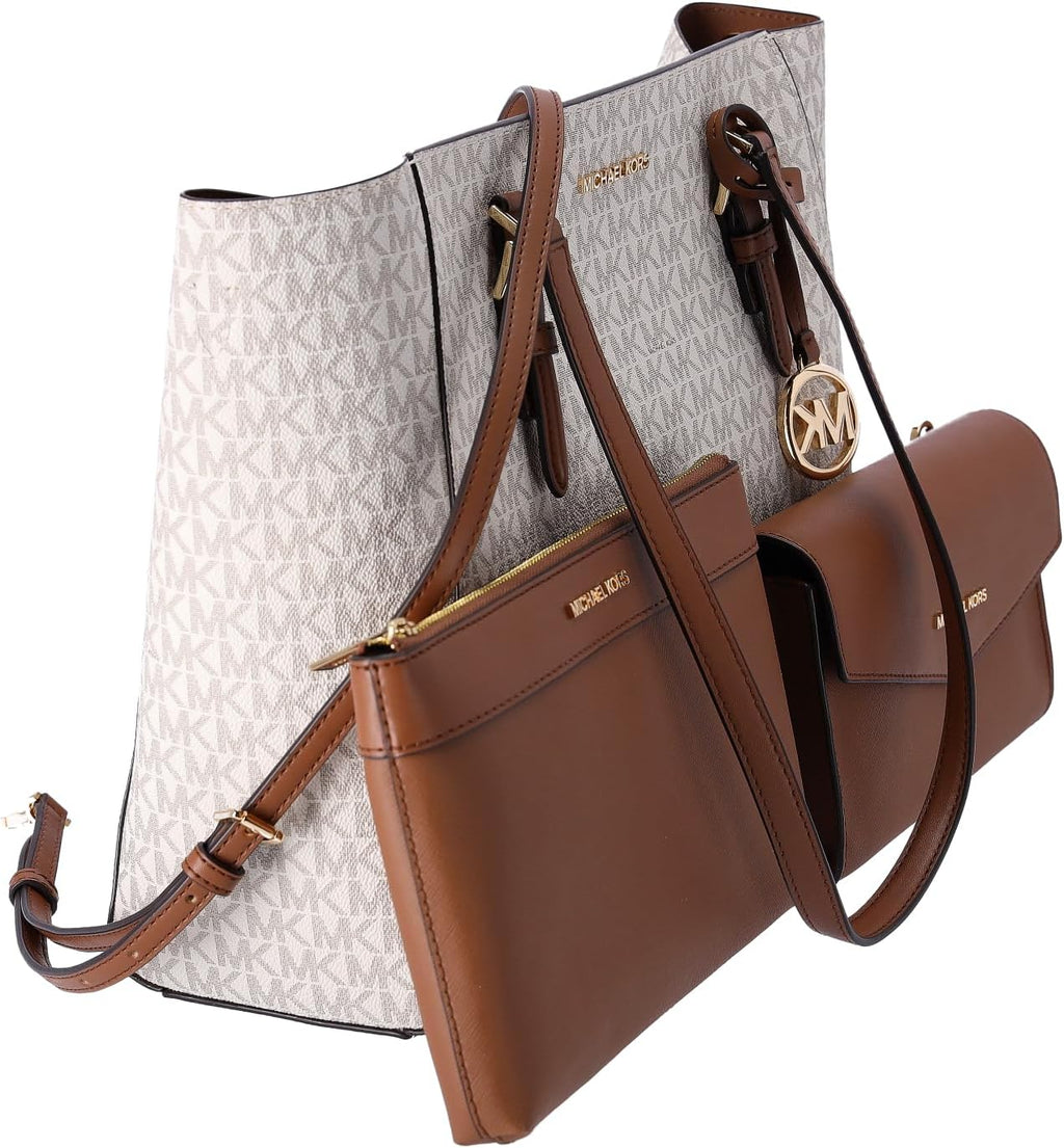 Charlotte Grand sac à main fourre-tout 3 en 1 en cuir