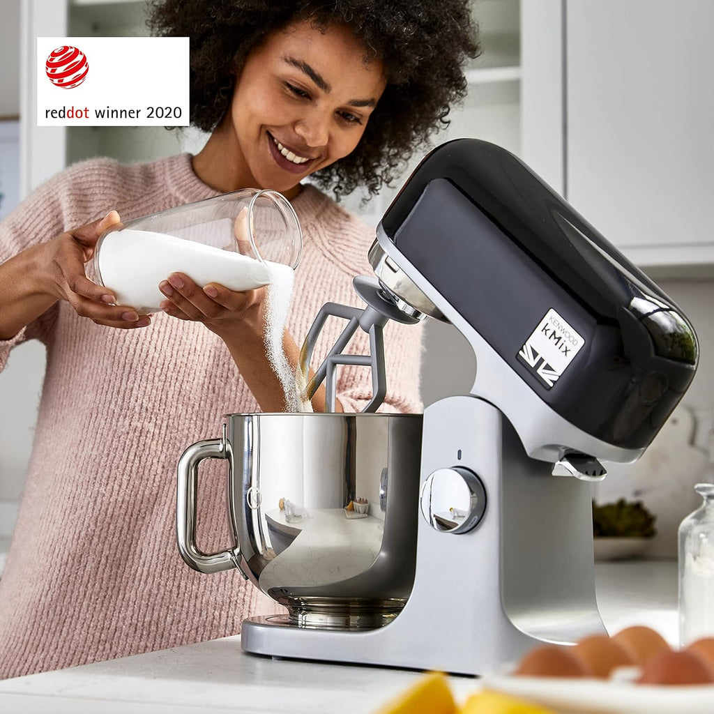 Robot pâtissier Kenwood kMix KMX750BK - bol 5 litres - 6 vitesses - 3 accessoires - noir