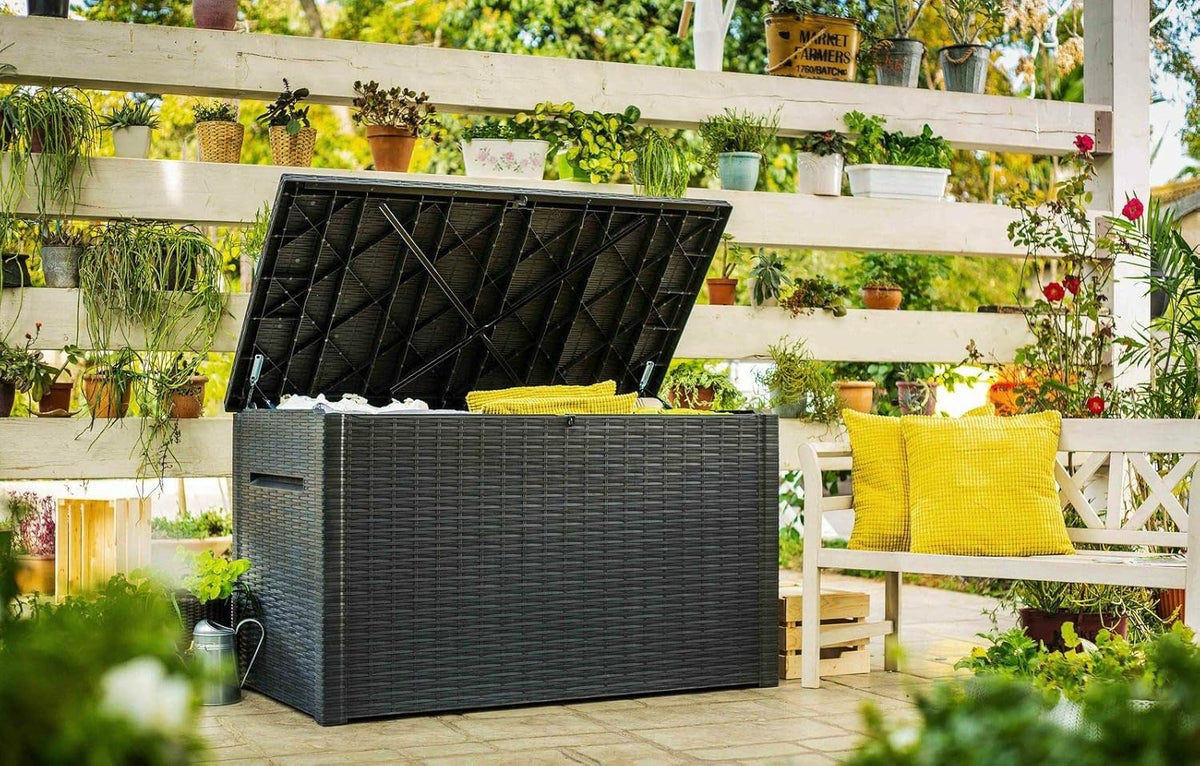 Keter Coffre de jardin JAVA gris - 870 litres