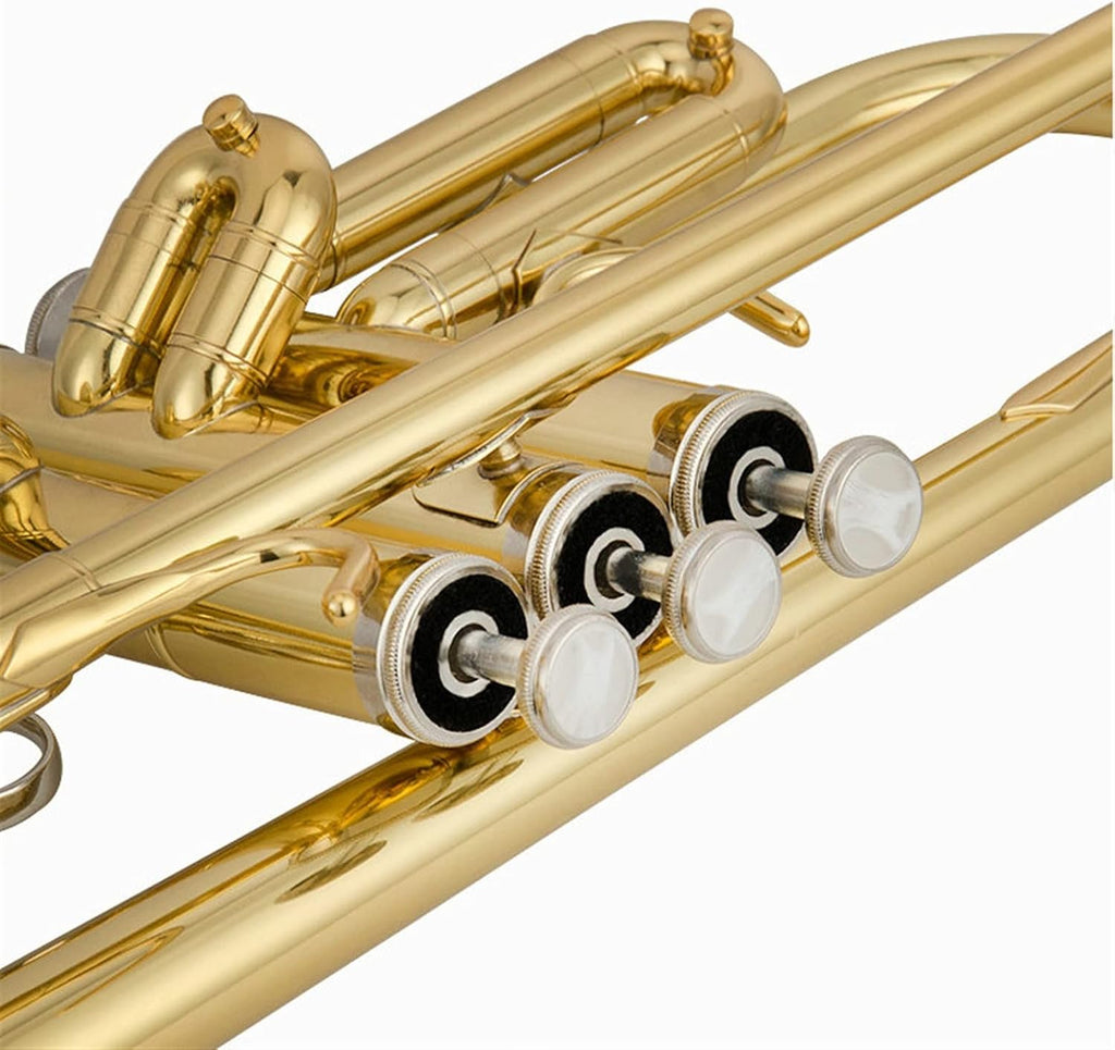 trompette débutant Trompette Instrument Musical Instrument Vent Trompette Cuivre B Trompette Plate Trompette Laiton