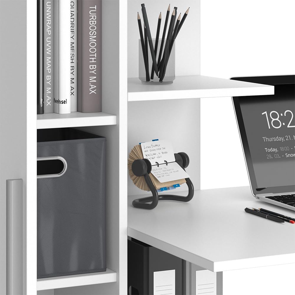 Vicco Bureau Tomy, Blanc, 150x59.3cm
