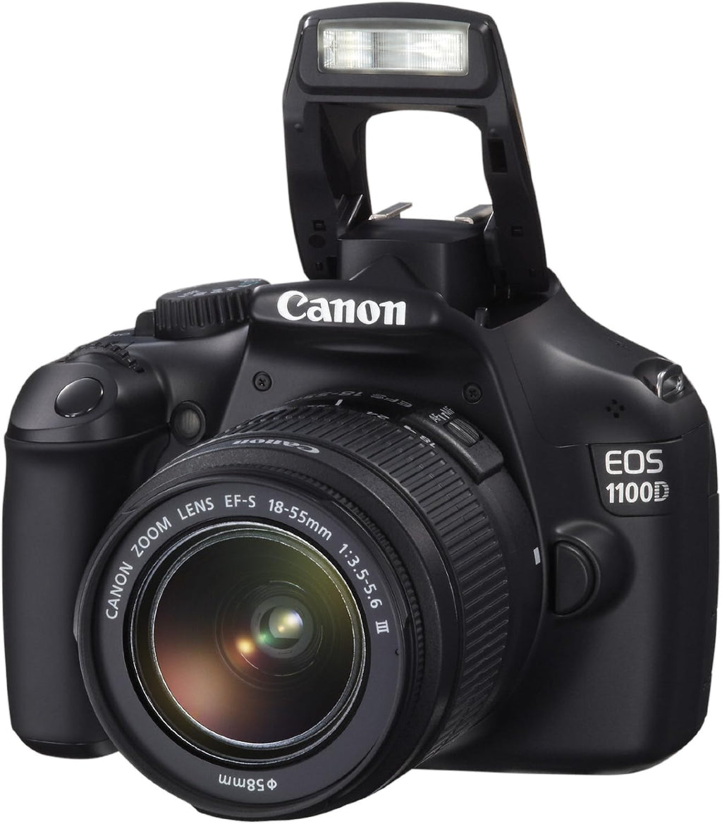 Canon EOS 1100D Appareil photo numérique Reflex 12.2 Mpix Kit Objectif 18-55mm III Noir