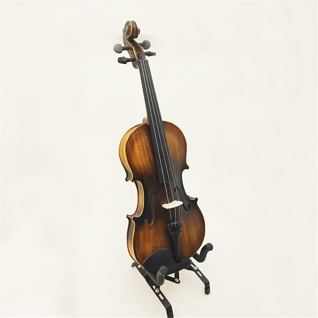 Violon En Bois Massif 4/4 Pour Débutant Et Adulte Instrument De Pratique De Jeu Mat