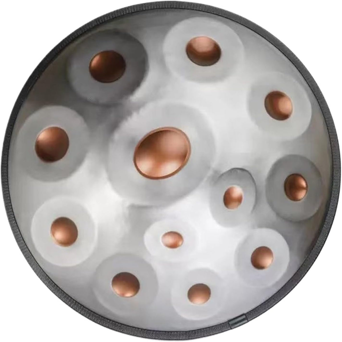 Handpan Drum Tambour à main 432/440hz, 14/12/10/9 notes, instrument de méditation 22 pouces, tambour langue, cadeau yoga, nitruration, en acier inoxydable(440hz 9notes)