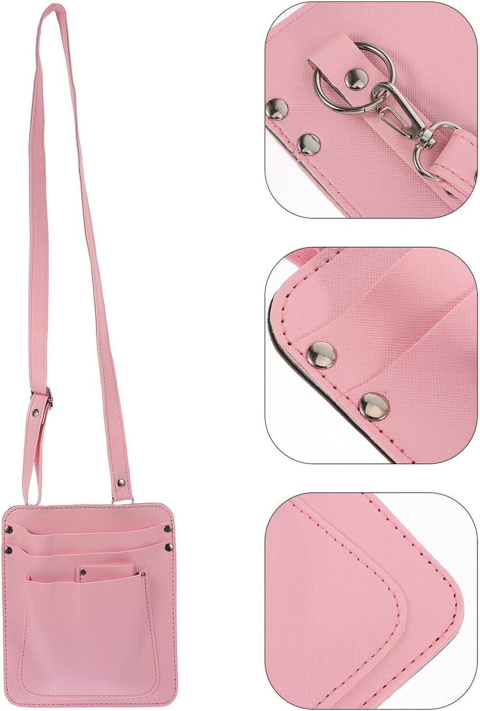 OSALADI Pochette Outils Fleuriste Ajustable PU avec Ciseaux Fleurs Pochette Épaule pour Accessoires Floraux et Précis