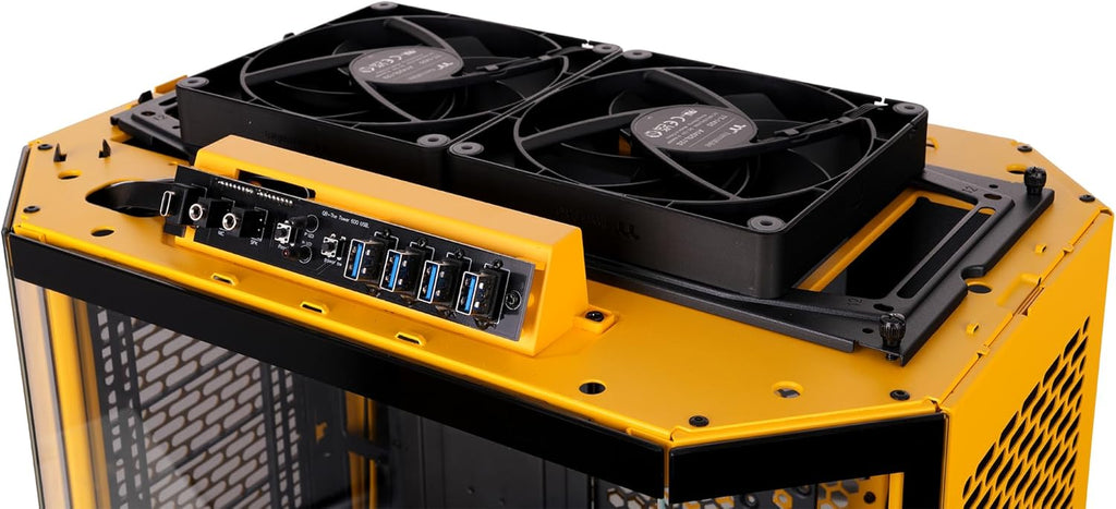 Thermaltake The Tower 600 Mid Tower Chassis | Hidden Connector | Bumblebee