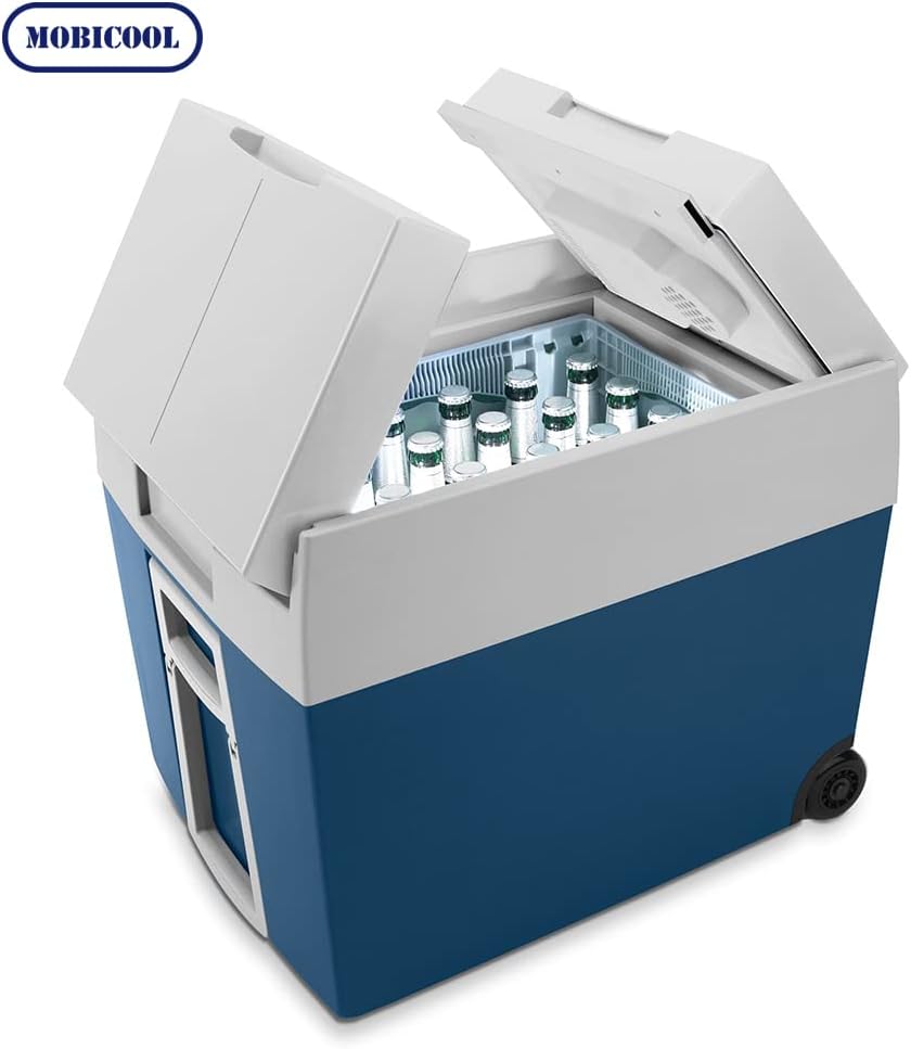 Mobicool MT48W Glacière électrique portable de 48 l, 12 V et 230 V pour voiture, camion, bateau, camping-car et prise de courant