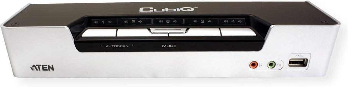 Aten CS1794 commutateur écran, Clavier et Souris Argent