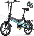 HITWAY Vélo Électrique E Bike, 16 Pouces Vélo Pliable avec Batterie 36V/7,8Ah, Moteur 250W, Maximale 25km/h, Autonomie 35-70km, Vélo Électrique Pliable Urbain pour Adultes