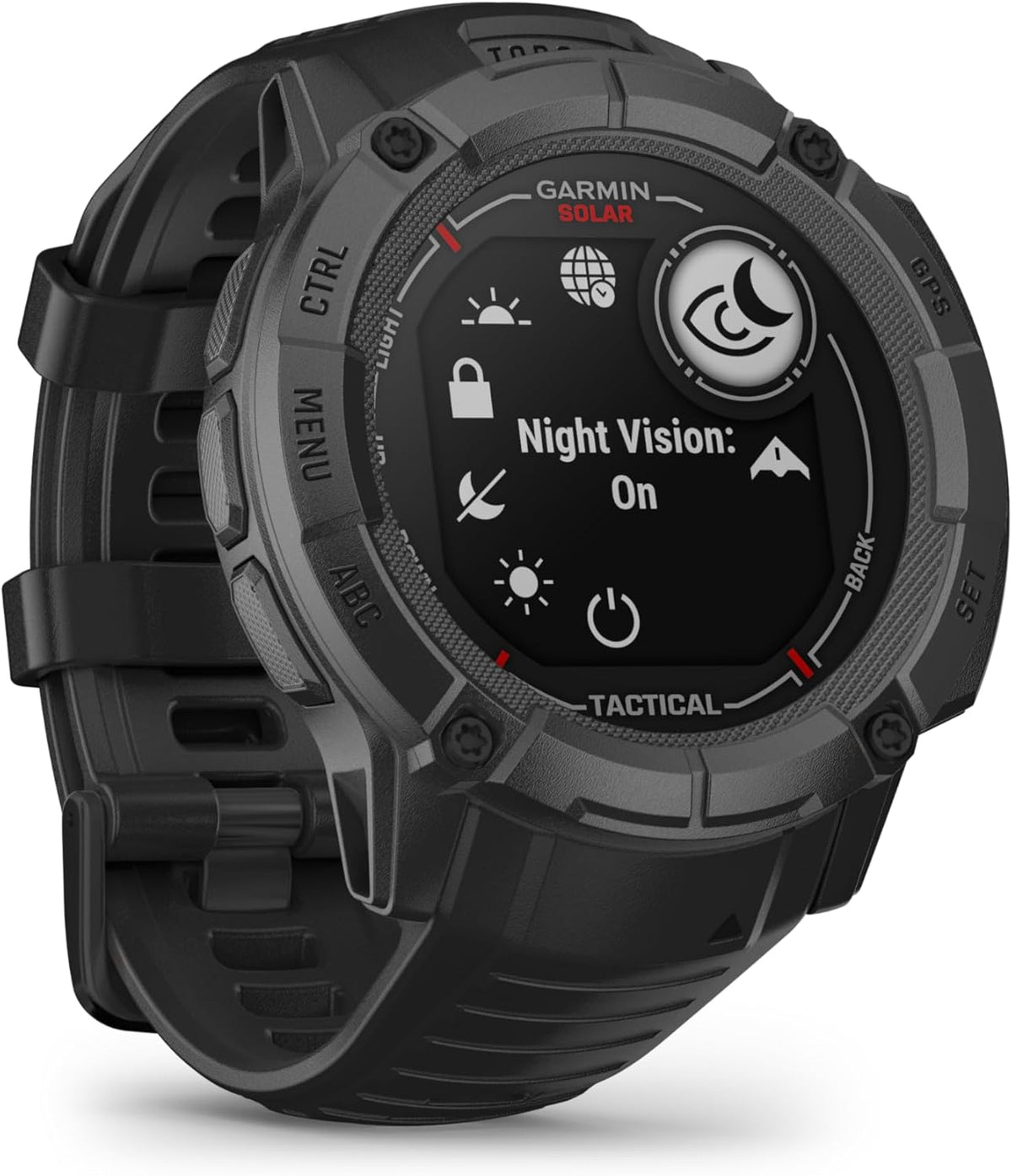 Instinct 2X, Solar – Tactical Edition - Montre GPS Robuste et connectée – Black - Boîtier 50 mm (Reconditionné)